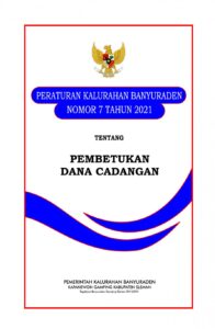Peraturan Kalurahan Banyuraden tentang Pembentukan Dana Cadangan