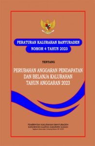 Peraturan Kalurahan Banyuraden tentang Perubahan Anggaran Pendapatan & Belanja Kalurahan Tahun 2023