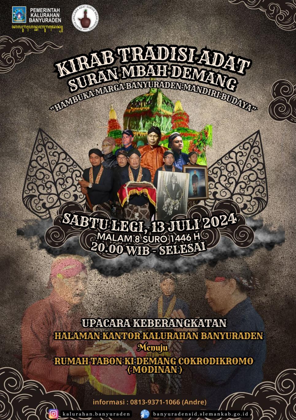 UPACARA TRADISI ADAT SURAN MBAH DEMANG TAHUN 20204