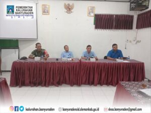Rapat Koordinasi Kerja Pemerintah Kalurahan Banyuraden Bulan Agustus