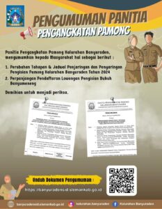 PENGUMUMAN TAHAPAN PENGISIAN PAMONG KALURAHAN BANYURADEN