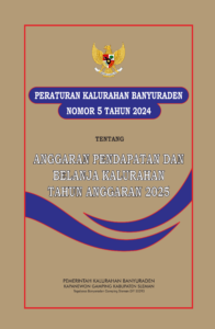 Peraturan Kalurahan Banyuraden tentang Anggaran Pendapatan dan Belanja Kalurahan (APBKal) Tahun Anggaran 2025