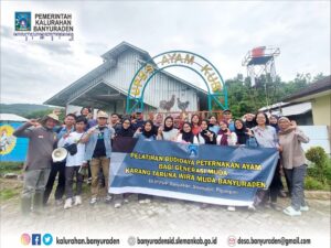 TUMBUHKAN MINAT USAHA, WIRAMUDA BANYURADEN MENDAPAT PELATIHAN BUDIDAYA AYAM KUB DAN PERTANIAN