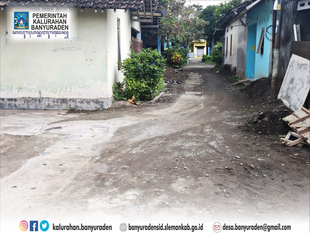 PERLANCAR AKSES, JALAN LINGKUNGAN DUSUN KALIABU RAMPUNG DIBANGUN DRAINASE