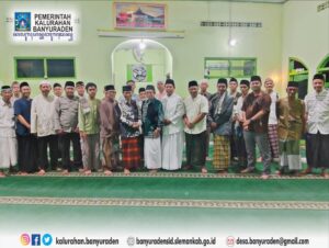 PEMERINTAH KALURAHAN BANYURADEN TUTUP SAFARI TARAWIH 1446H DI MASJID AL-ASEL PERUM KANOMAN