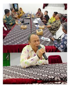 BERSIAPAN LAKSANAKAN PEMBONGKARAN BANGUNAN KANTOR, TIM LAKSANAKAN KOORDINASI