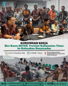 BIRO KESRA SETDA KALTIM, KUNJUNGAN LAPANGAN CAPAIAN DESA MANDIRI DI BANYURADEN