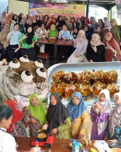 WORKSHOP DARI BACA JADI KARYA, KADER PKK DAPATKAN PELATIHAN MEMASAK MAKANAN KEKINIAN