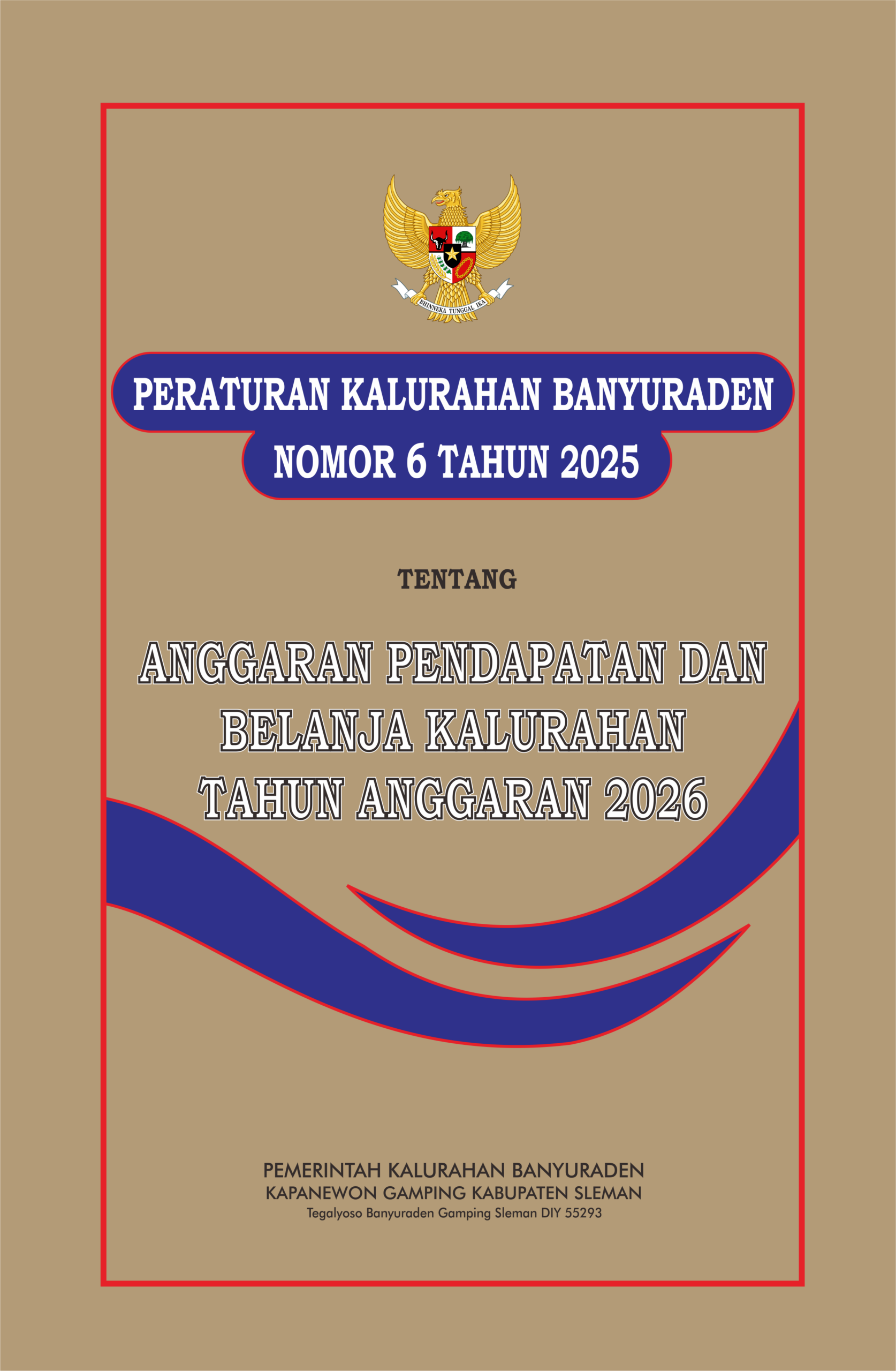 Peraturan Kalurahan Banyuraden tentang APBKal T.A 2026
