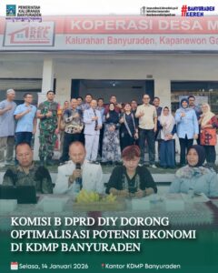 KOMISI B DPRD DIY DORONG OPTIMALISASI POTENSI EKONOMI DI KDMP BANYURADEN