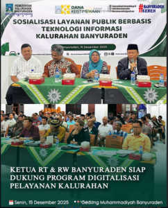 KETUA RT & RW BANYURADEN, SIAP DUKUNG PROGRAM DIGITALISASI PELAYANAN KALURAHAN