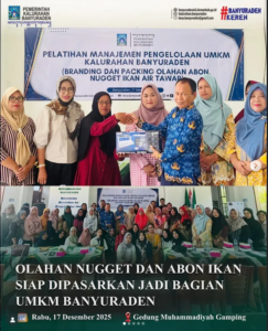 OLAHAN NUGGET DAN ABON IKAN, SIAP DIPASARKAN JADI BAGIAN UMKM BANYURADEN
