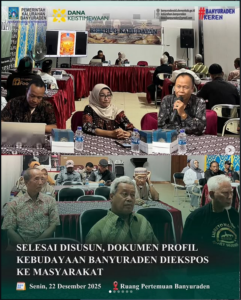 SELESAI DISUSUN, DOKUMEN PROFIL KEBUDAYAAN BANYURADEN DIEKSPOS KE MASYARAKAT