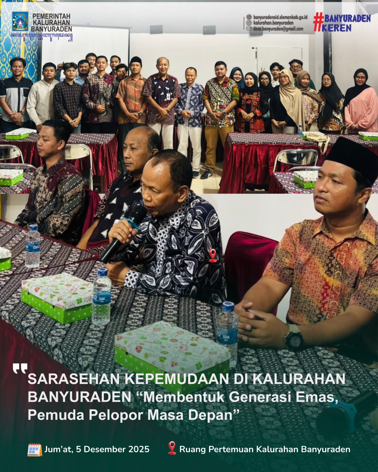 SARASEHAN KEPEMUDAAN, DARI DESA UNTUK MASA DEPAN