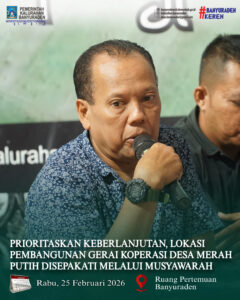PRIORITASKAN KEBERLANJUTAN, LOKASI PEMBANGUNAN GERAI KOPERASI DESA MERAH PUTIH DISEPAKATI MELALUI MUSYAWARAH