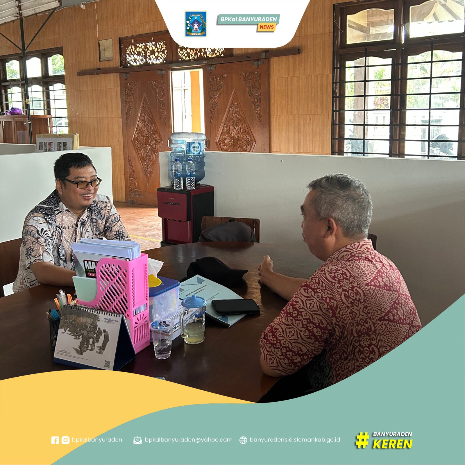 BPKAL BANYURADEN DAPATKAN PENDAMPINGAN INTENSIF DARI PENDAMPING DESA