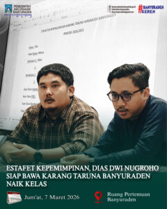 ESTAFET KEPEMIMPINAN, DIAS DWI NUGROHO SIAP BAWA KARANG TARUNA BANYURADEN NAIK KELAS