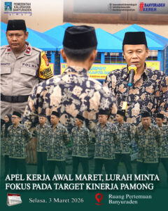 APEL KERJA AWAL MARET, LURAH MINTA FOKUS PADA TARGET KINERJA PAMONG