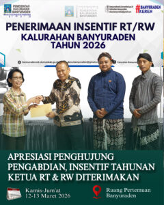 APRESIASI PENGHUJUNG PENGABDIAN, INSENTIF TAHUNAN KETUA RT & RW DITERIMAKAN