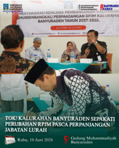 TOK! KALURAHAN BANYURADEN SEPAKATI PERUBAHAN RPJM PASCA PERPANJANGAN JABATAN LURAH