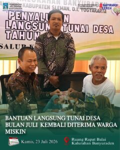 BANTUAN LANGSUNG TUNAI DESA BULAN JULI KEMBALI DI TERIMA WARGA MISKIN