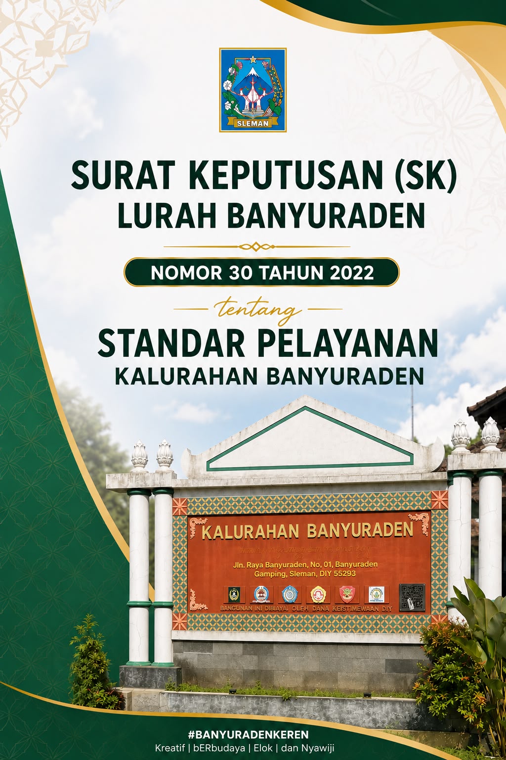 Standar Pelayanan Kalurahan Banyuraden