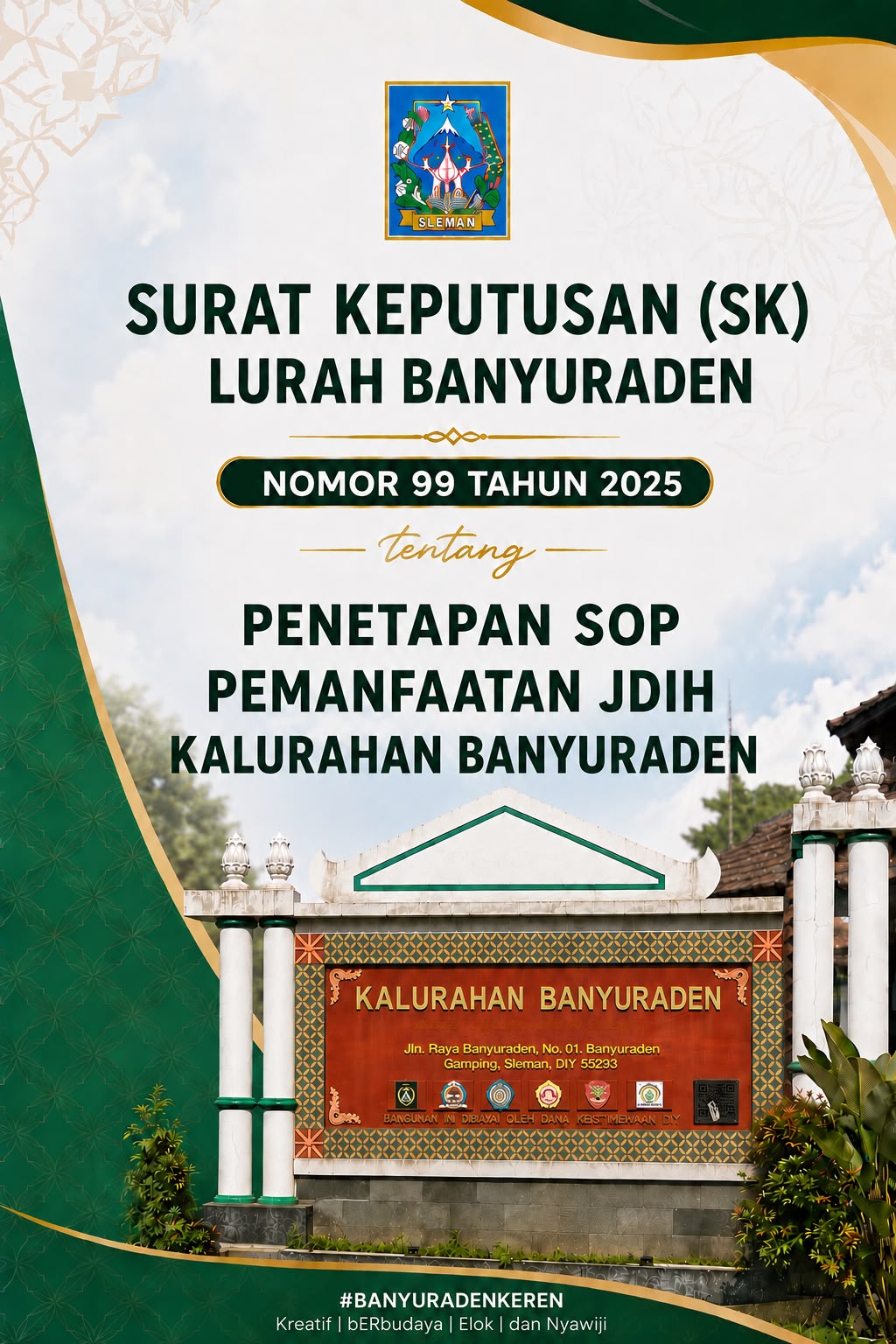 Standar Operasional Prosedur Pemanfaatan JDIH Kalurahan Banyuraden