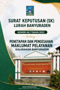 Maklumat Pelayanan Kalurahan Banyuraden