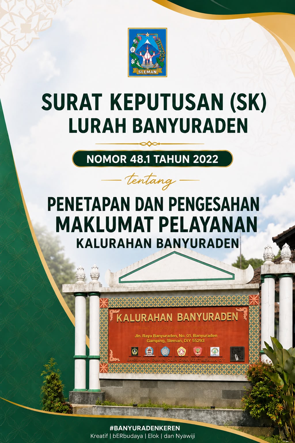 Maklumat Pelayanan Kalurahan Banyuraden