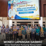 MONEV LAPANGAN GASBRO, DINAS KESEHATAN KUNJUNGI BANYURADEN