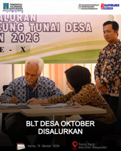 BLT DESA OKTOBER DISALURKAN