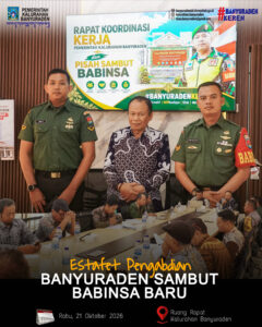 ESTAFET PENGABDIAN, BANYURADEN SAMBUT BABINSA BARU