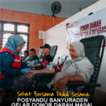 “SEHAT BERSAMA PEDULI SESAMA”, POSYANDU BANYURADEN GELAR DONOR DARAH MASAL